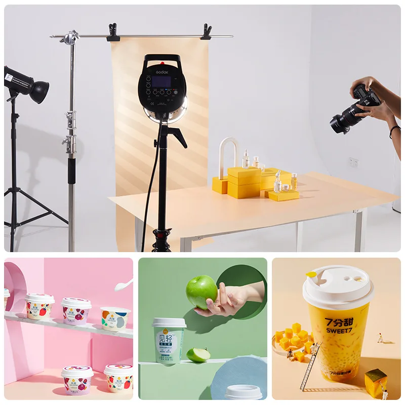 120*200cm Colorful PVC Backdrop Photography for Studio Product Portrait Shooting Background Waterproof Dustproof PVC Background
