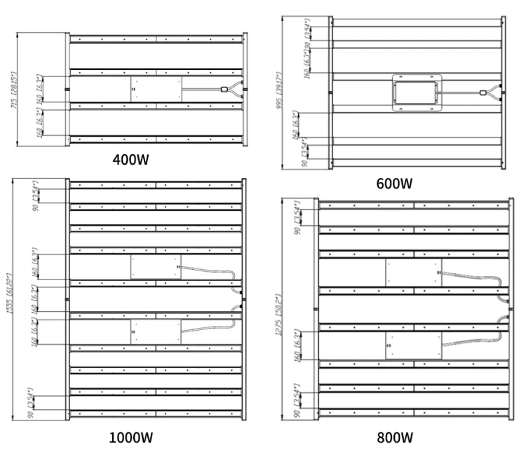 led light growing plantsSize Atlas