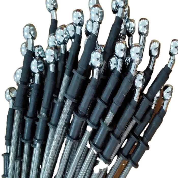 DOT SAE J1401 FMVSS 106 Motorcycle Brake Hose Fittings Auto Brake Hose Assembly