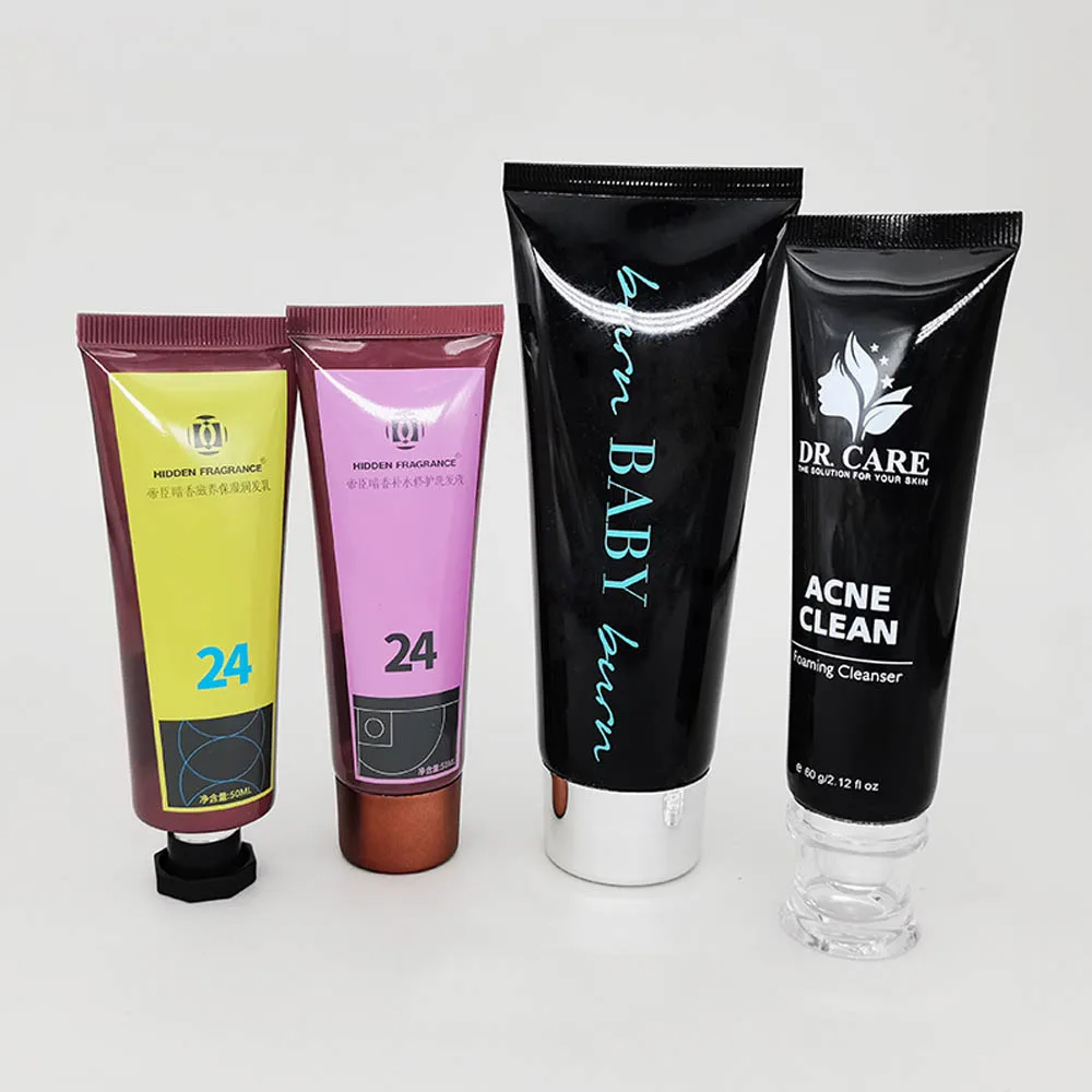 Plastic cosmetic tube New Product Eco Friendly Luxury Empty Cosmetic Body Lotion Plastic Tube support customized