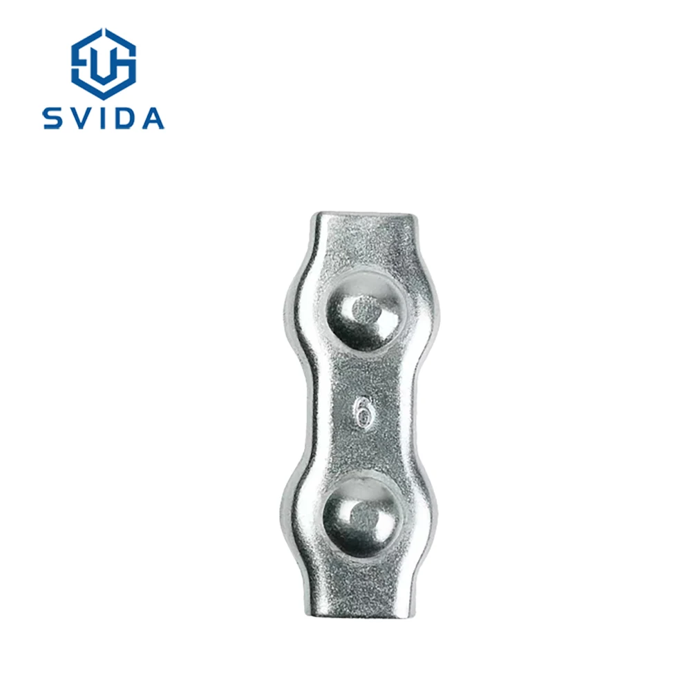 Rigging Hardware Outlet Duplex Wire Rope Clip For Fixed Wire Rope