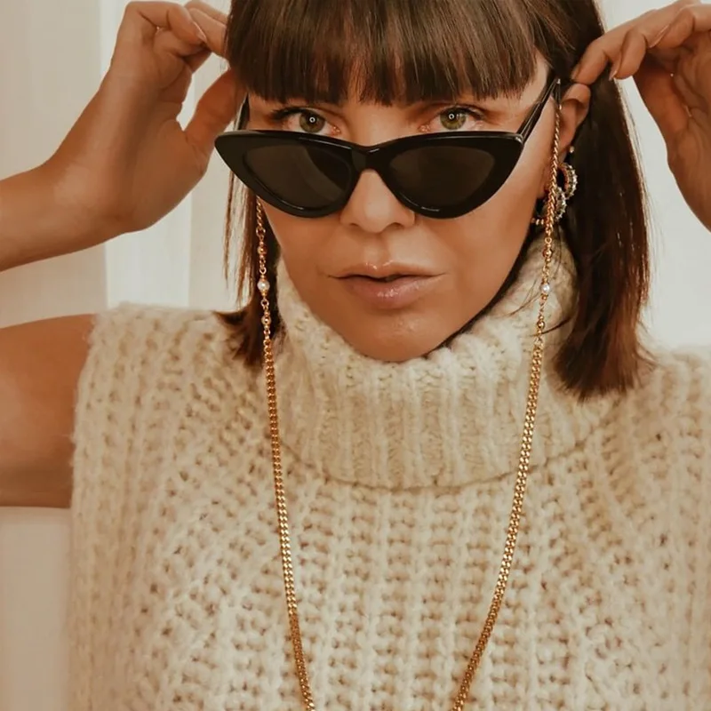 danyuan Eyeglass Chains Glasses Reading Eyeglasses Holder Strap Cords Lanyards  Eyewear Retainer for Women necklace