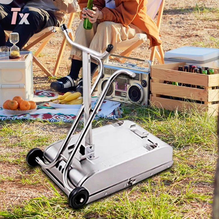 Outdoor Camping Barbecue Folding Portable Charcoal Bbq Grill