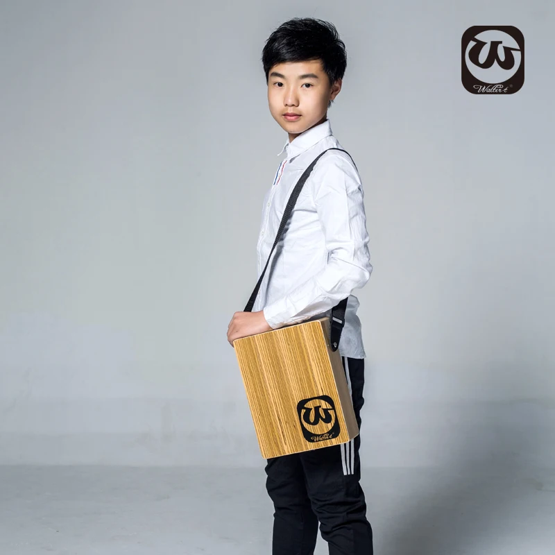 Walter China Wholesale Musical Instrument Portable travel cajon mini cajon drum,pink cajon drum,