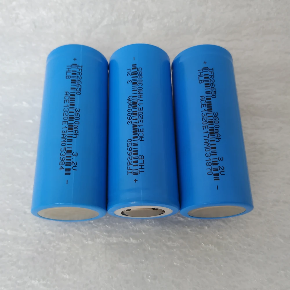 2 years warranty, 26650 LiFePO4 battery cell with 3C discharging rate