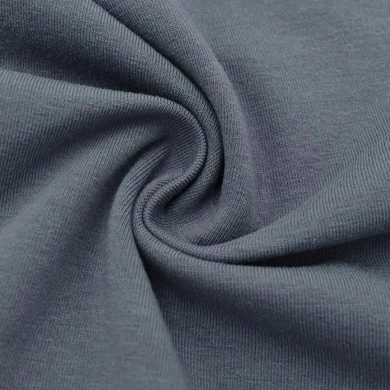 China whole GRS supplier plain single jersey fabric made from recycled plastic bottles
