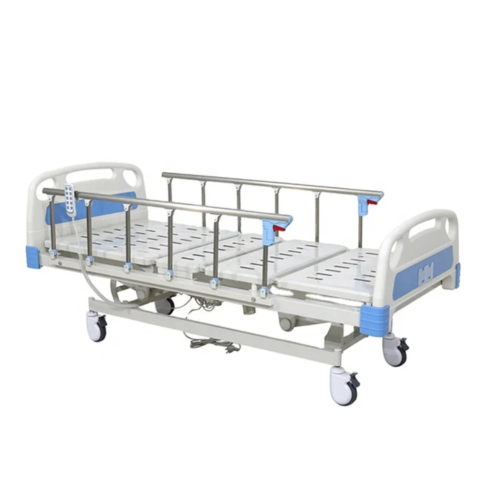 BT-AE089 5 function electric hospital ICU bed medical patient care bed with ABS side rails wheels price