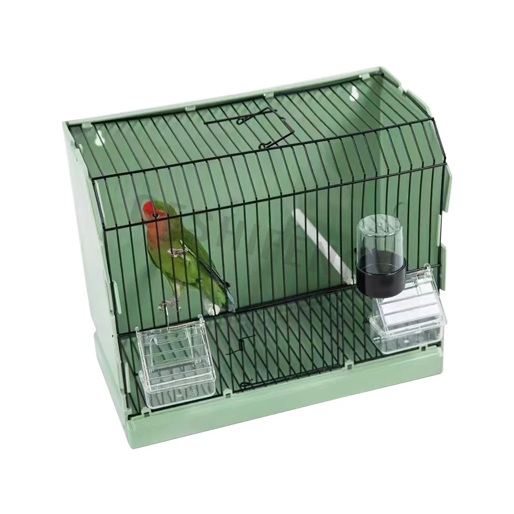 Geshifeng New Design Bird One Side Door Racing Pigeon Parrot Breeding Cages With Two Feeder