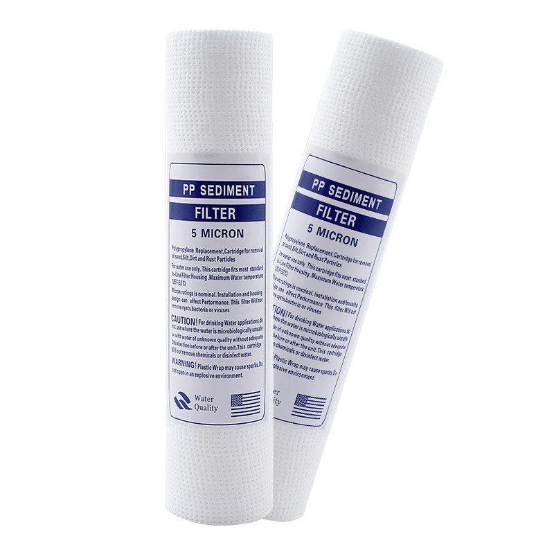 10 Inch 1 5 Micron Needle PP Spun Melt Blown Sediment Filter for Water Purification