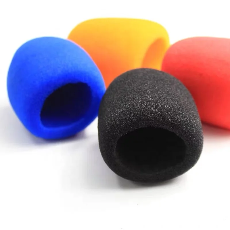 HEBIKUO factory price microphone thickened sponge cover disposable wireless microphone cover