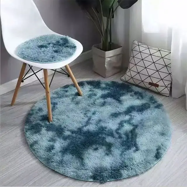 Multi color new style modern soft living room large home room furry floor mat