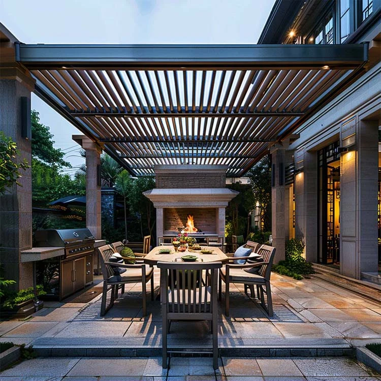 Automatic Easily Assembled 3X3 3X4 4X4 6X4 10x12 Outdoor Waterproof Aluminium Sunrooms & Glass Houses Sunroom House 4 Season