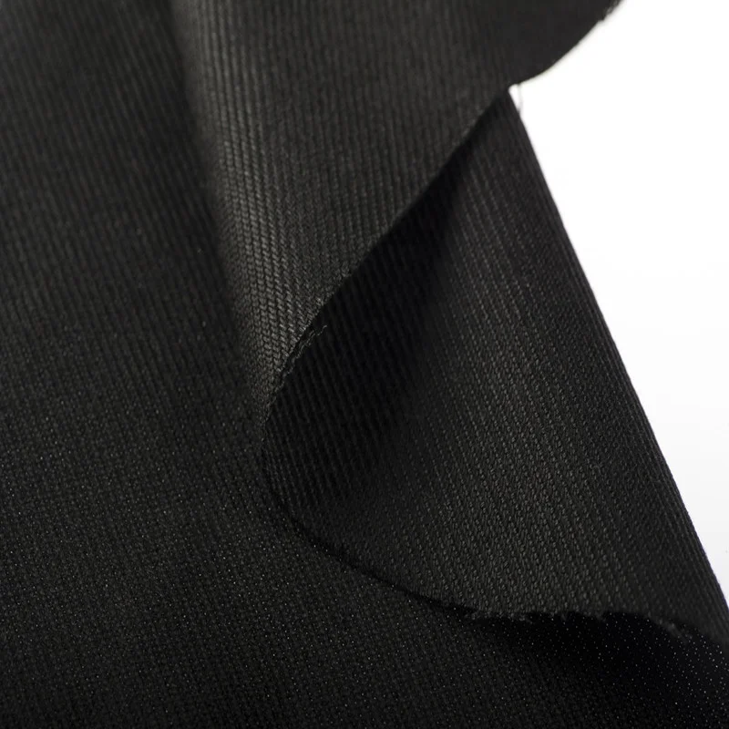 Raw Material BET800 Viscose Black Non-woven Fabric Removing Bacteria Active Carbon Fiber Cloth For Chemical Defense Suits