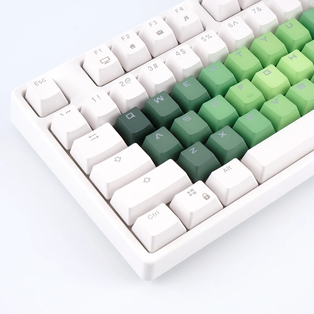 Gradient Doubleshot PBT Keycaps for Mechanical Keyboard Keycaps Custom Double shot PBT Keycap Set