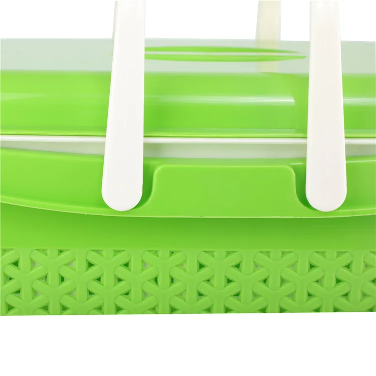 New Design Plastic PP Storage Basket With Isolation Layer