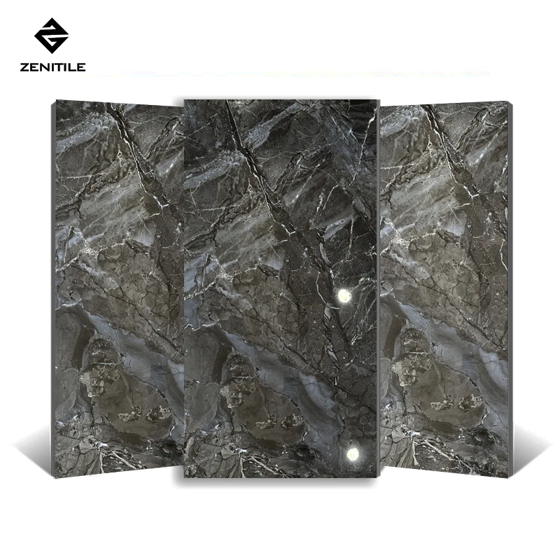 new design Project usage tile Cheap  wholesale black gold porcelain marble floor tiles ceramic floor tiles