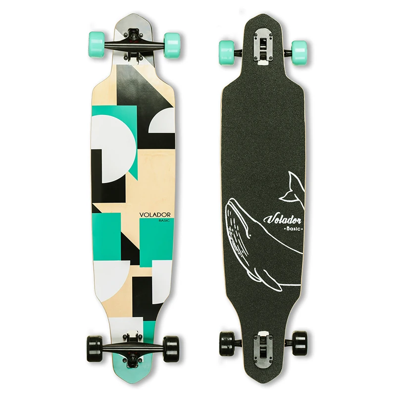 Complete Pro Speed Drop Longboard Skate Board Cruiser Freeboard with 7ply Canadian Maple