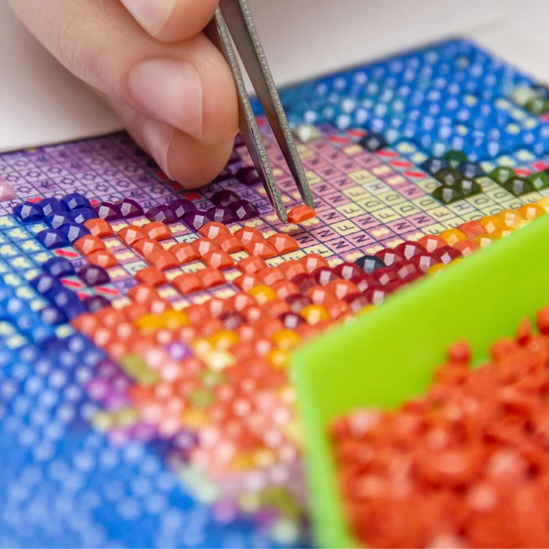 Wholesale Crystal Rhinestones Digital Print Canvas Diamond Painting Canvas Rolls For Painting