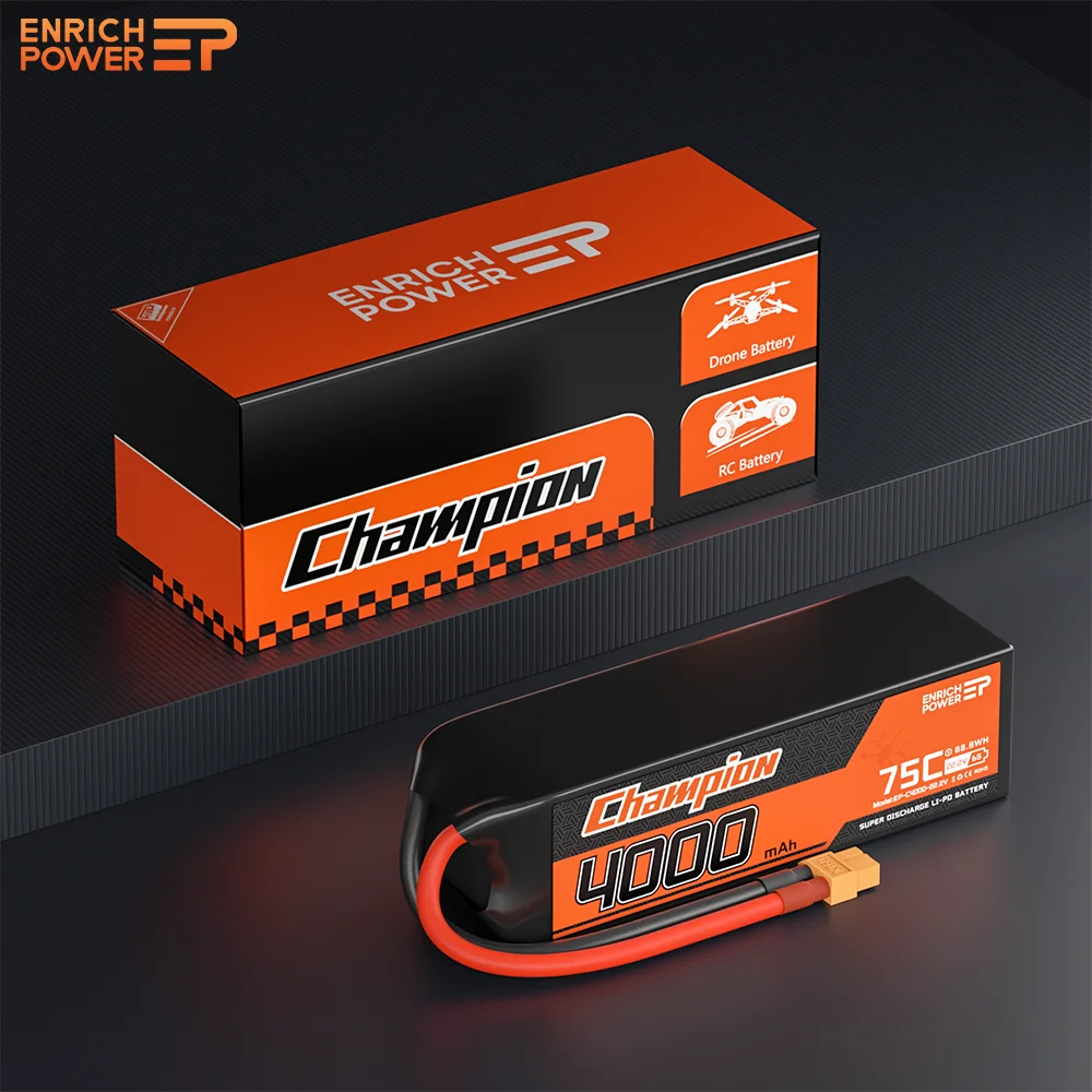 EP Rechargeable 11.1v 14.8v 22.2v Lipo Battery 3S 4S 6S 4000mah for RC Racing Car Toys