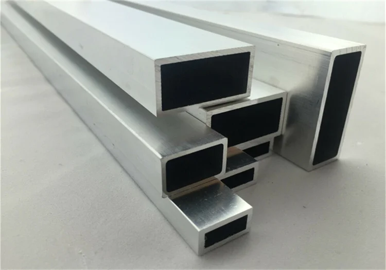 6000 Series T6 Square Tubing Aluminium Hollow Square Tube aluminium rectangular tube price