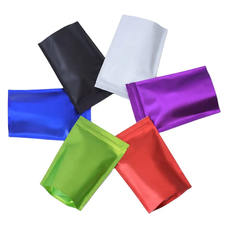 Matte Package Stand Up Pouch/aluminum Foil Packaging Zip Lock Bag/doypack Mylar Storage Food Bags