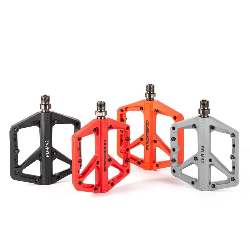 Новые горные BMX велосипедные педали на плоской платформе сверхлегкие нейлоновые волокна MTB горный
