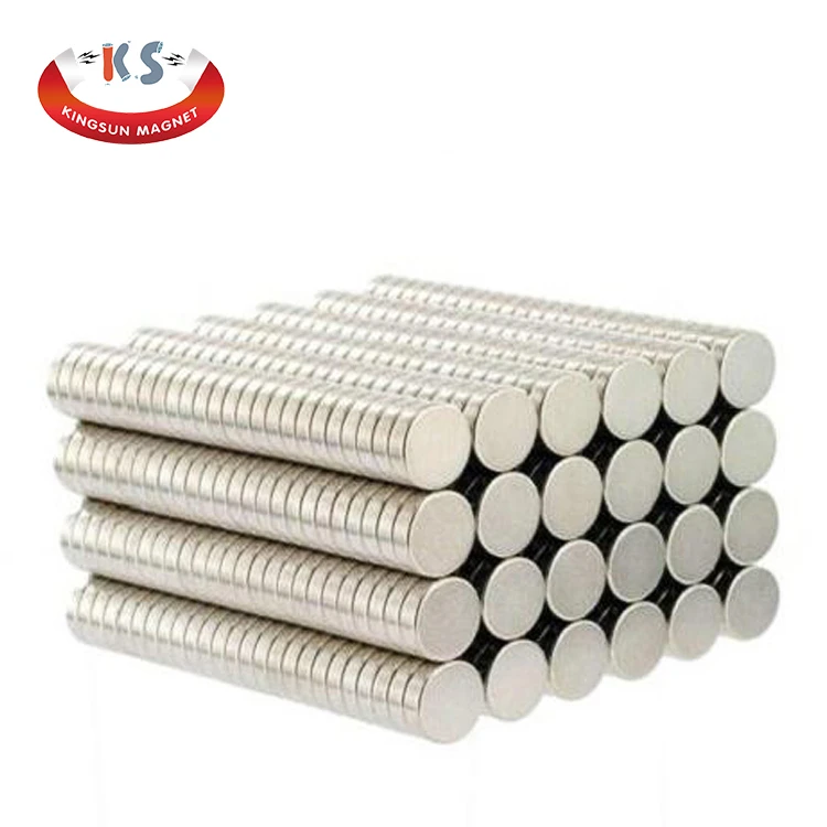 Manufacturer Super Strong Magnet  Round N35 N42 Custom Disc Magnet Rare Earth Ndfeb Permanent N52 Neodymium Magnet