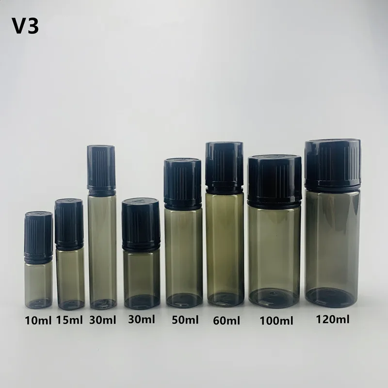 wholesale pet plastic oil bottle with twist lid 60ml 50ml 30ml pet plastic bottle with cap Plastic Dropper Bottle