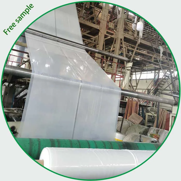 20m Agricultural Greenhouse film rolls Suppliers 200 Micron UV Resistant Plastic Film for Greenhouse