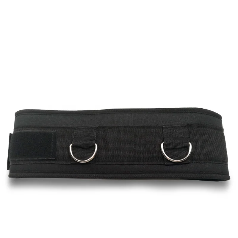 Gym Fitness Adjustable Carabiner Waist Belt Explosive Harness Set Elastic Pull Rope Hook Latex Bungee Cord Resistance Tube Band