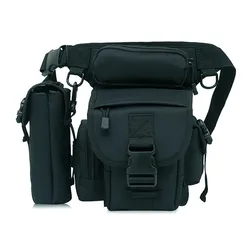 Multifunctional Drop Leg Waist Bag with Water Bottle Holder