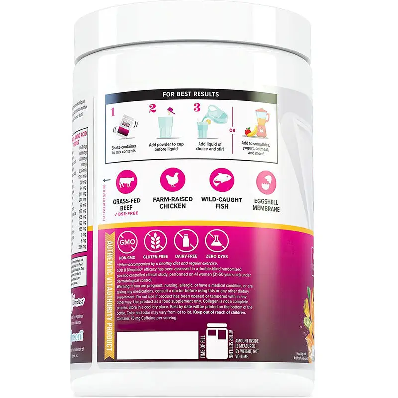 Multi-type Hydrolyzed Collagen Protein Peptides Capsules With Hyaluronic Acid Vitamin C Hair Care Pills