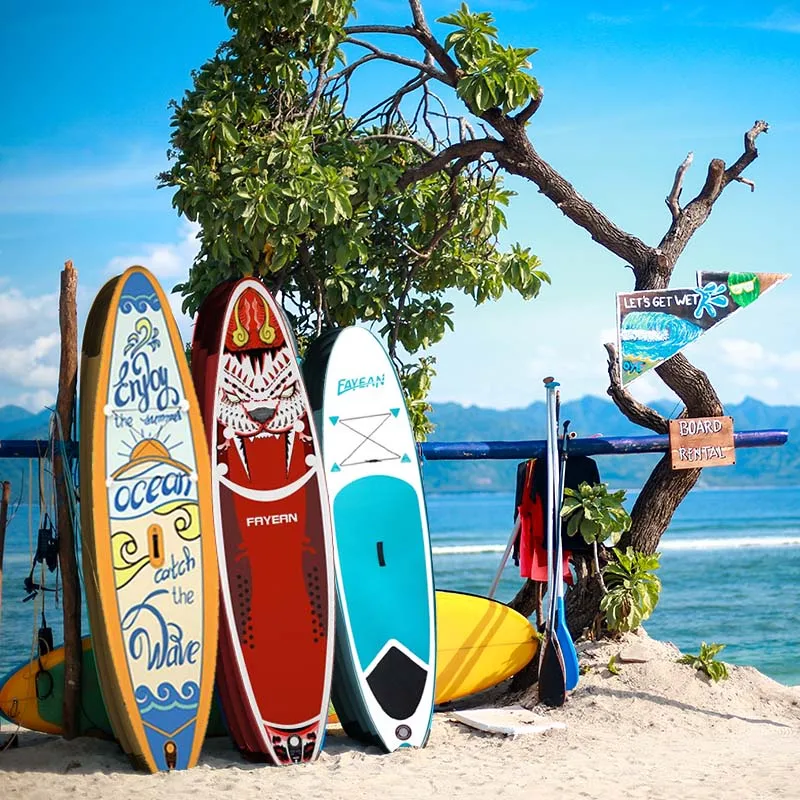 
2021 New Design Custom Inflatable Stand Up Paddle Board SUP Air Board for Fishing Yoga Surf 