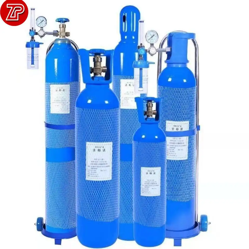 High Pressure 5kg Medical Oxygen Tank Refillable O2 Gas Cylinder for South America Market