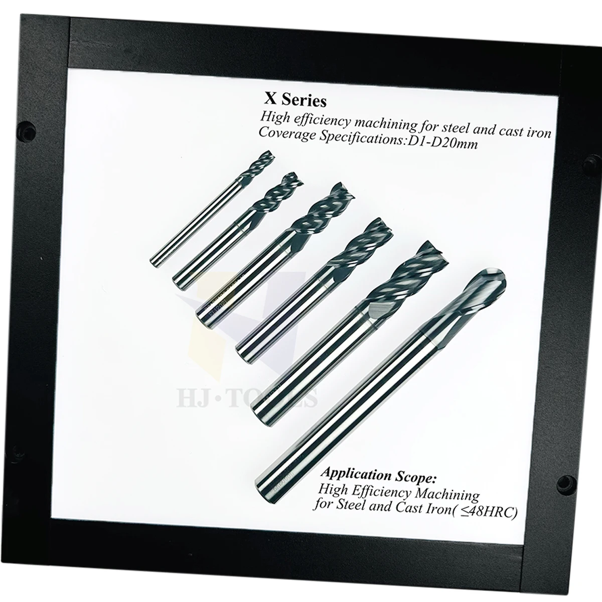 High efficiency cnc endmill bit 2/3/4 flutes end mill carbide milling cutter