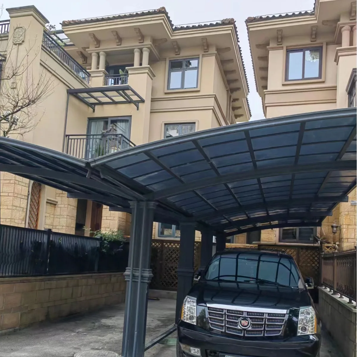 Outdoor High Quality Easy Assemble Solid Polycarbonate Gazebo Shed Balcony Canopy