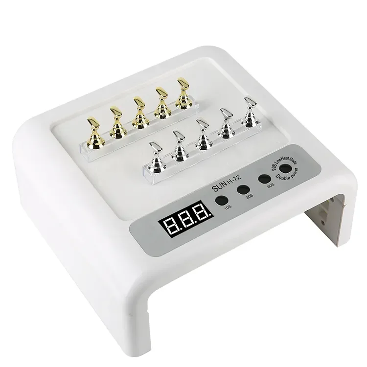 Low Price Wholesale Nail Curing Lamp Machine Nail Art Tools UV Light Leather Foldable Hand Pillow Nail Lamp