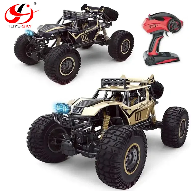 2.4G 50cm Big 1/8 1/8 Remote Control Truck 4WD High Speed Metal Auto 1:8 RC Climbing Car Full Scale Rock Crawler Wholesale