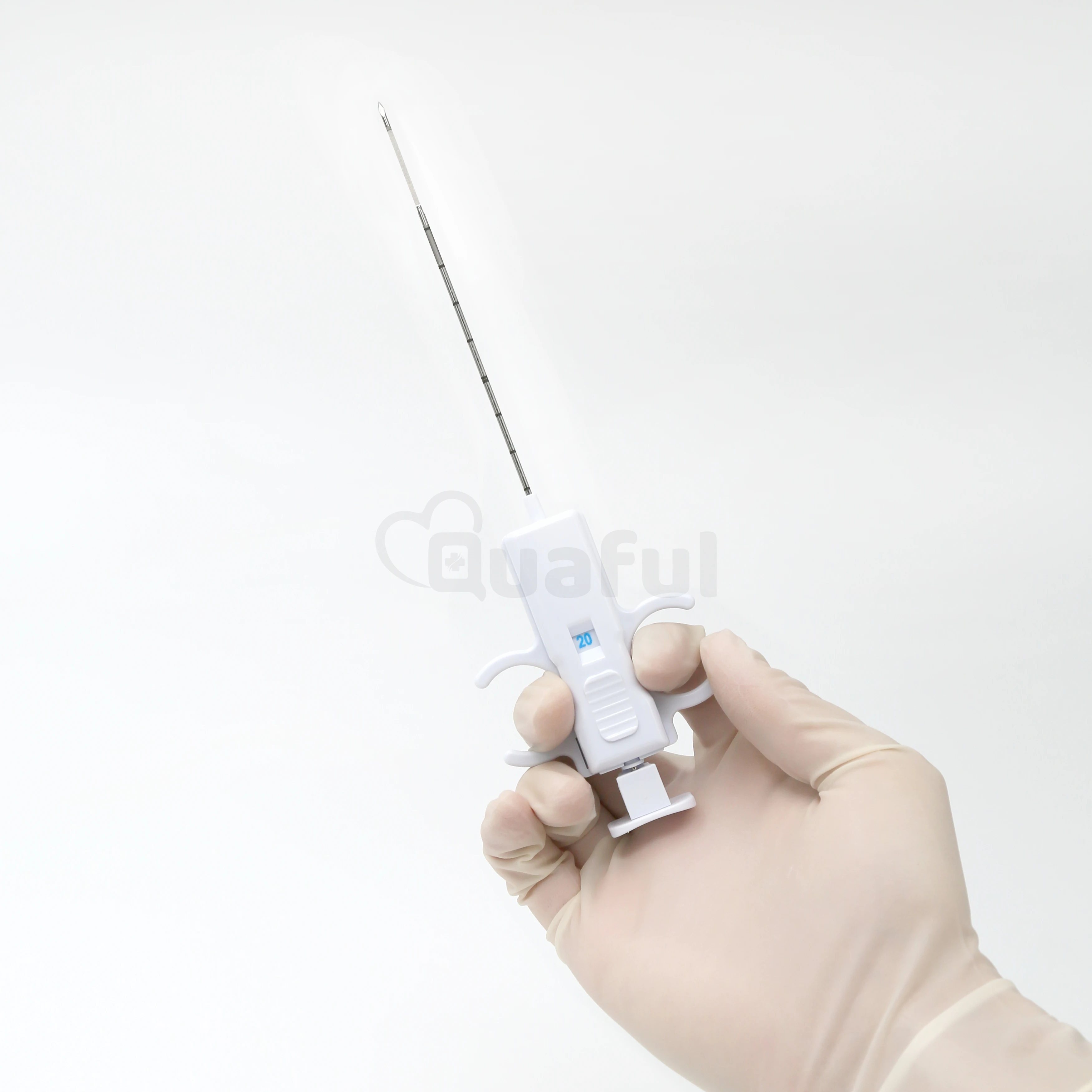 Disposable Light Weight Medical Cut Biopsy Needle Kit Semi-automatic Biopsy Needle 14-20G