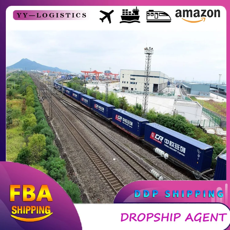 DDP servicio ferroviario transitario transporte terrestre de contenedores tren de China a espana