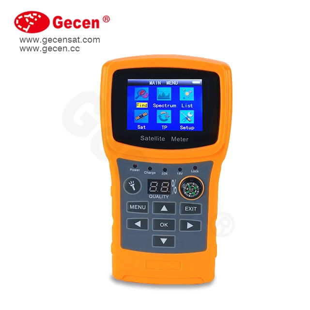 G-SAT SF-710 digital satellite finder meter support spectrum analyzer color screen