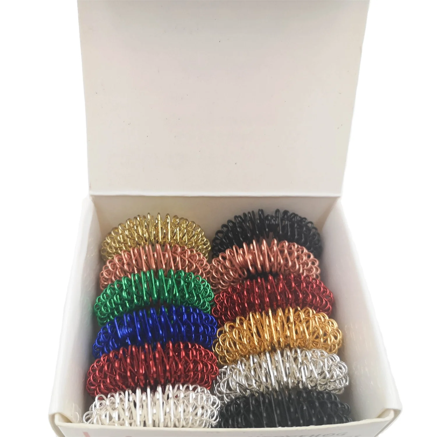 Colorful Finger Relax Finger Acupressure Massage Ring