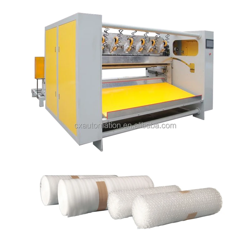 coreless stretch film rewinder
