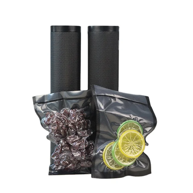 black foodsaver rolls nylon-polyethylene standard barrier vacuum pouch