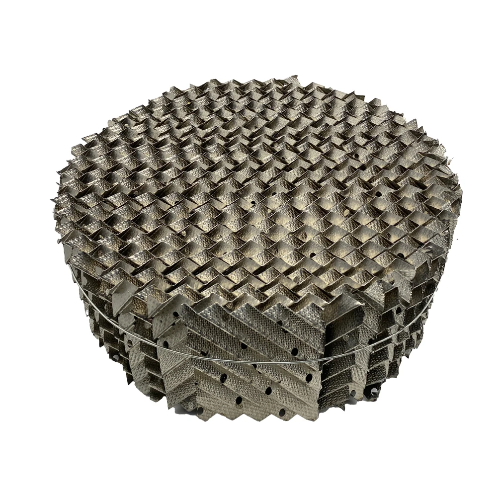 Tiansheng 250Y 350Y 500Y stainless steel Metal corrugated Structured Packing