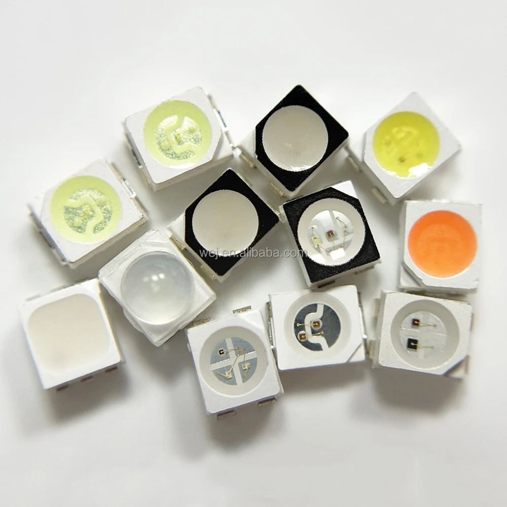 3528 Single Color Bi-color RGB PLCC4 PLCC6 SMD LED Natural Cool White Red Green Blue Yellow Orange Purple RGB SMD LED 3528