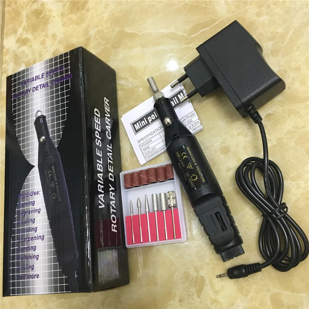 
NA065 Professional Electric Nail Drill Manicure 20000RPM Sanding Nail grinding tool 