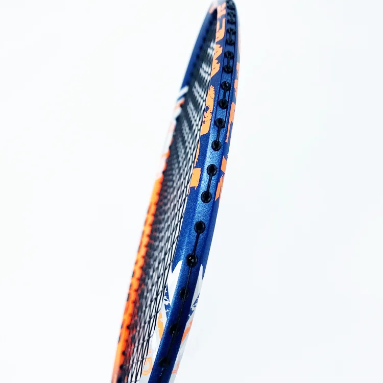 carbon graphite badminton racket one piece badminton D9 for professional player