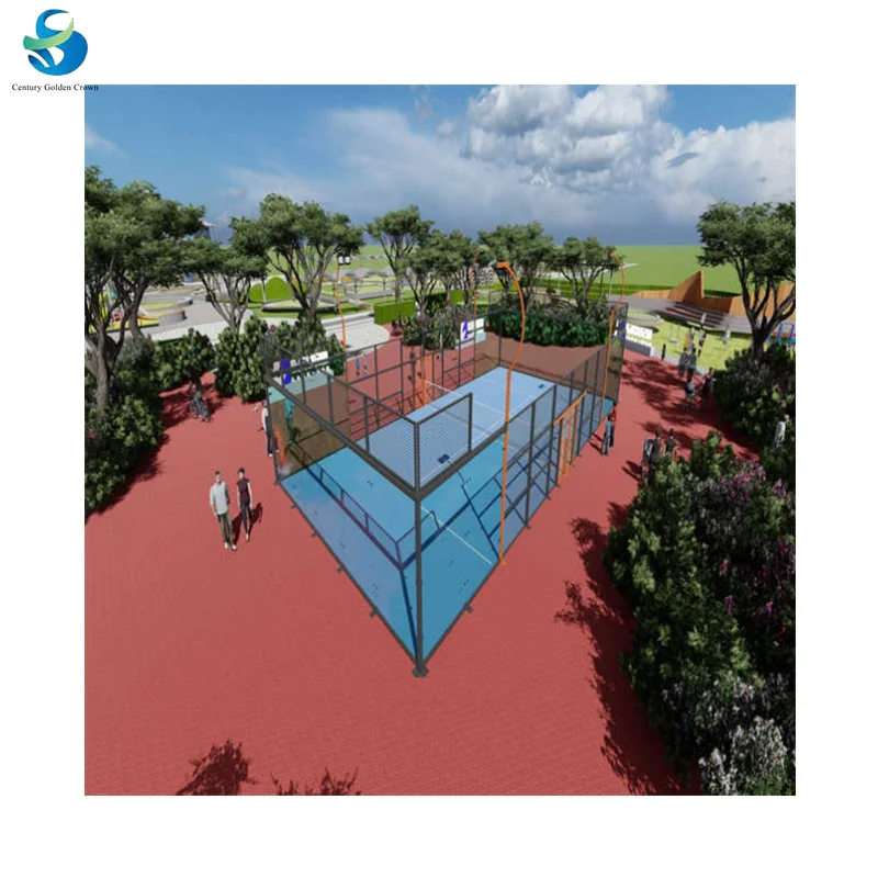 Padel Court Material China Padel Tennis 1V1 Supplier High Quality Monofilament Artificial Grass Paddle Ball Court