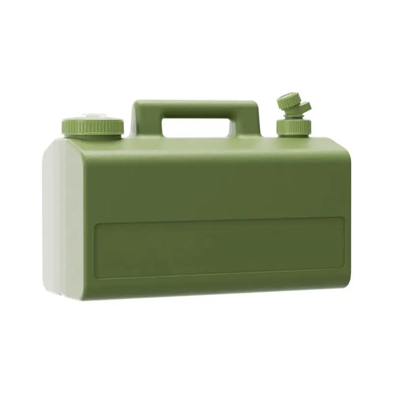 Outdoor camping portable car water storage tank with faucet food grade rectangular large capacity bucket